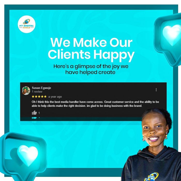 we make our clients happy - my digital handle - digital marketing agency in nigeria (1)